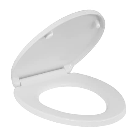 Bath Royale MasterSuite Soft Close Toilet Seat, EZ Clean, Eurocast, Elongated, White BR237-00